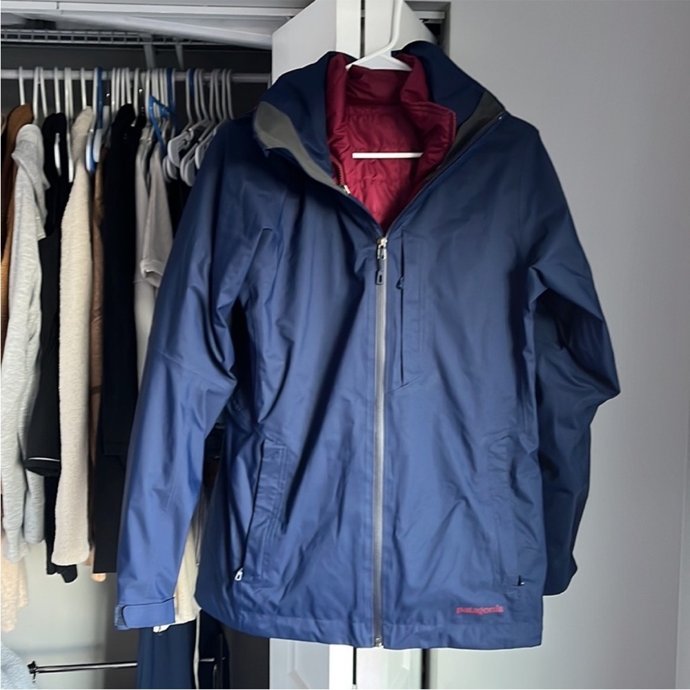 Patagonia Packable Navy Shell Jacket, worn twice